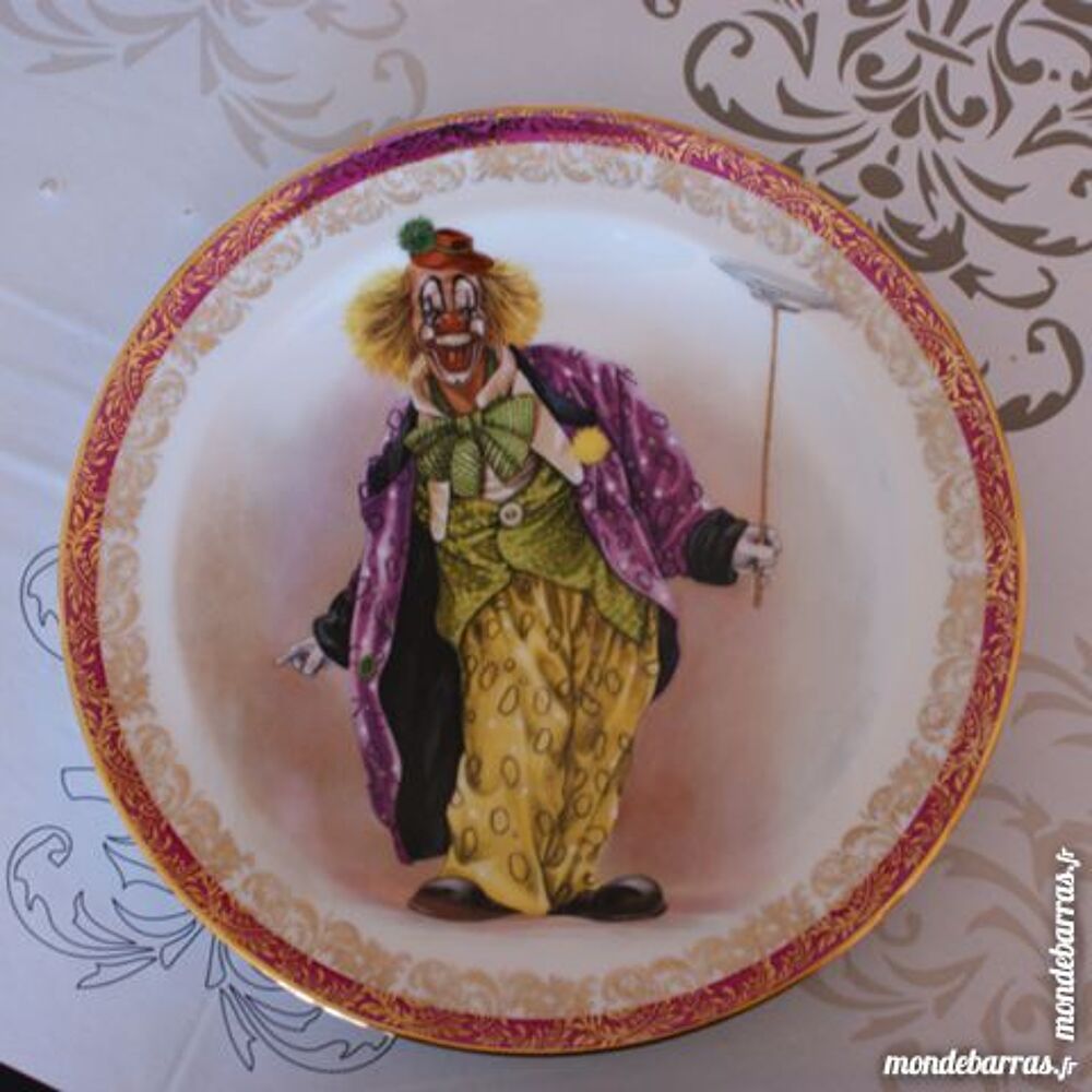 Assiette en porcelaine de Limoge Décoration