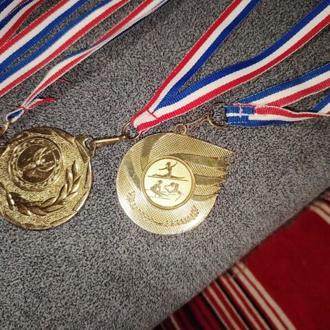 m�daille tennis de table et gymnastique 20 Toudon (06)