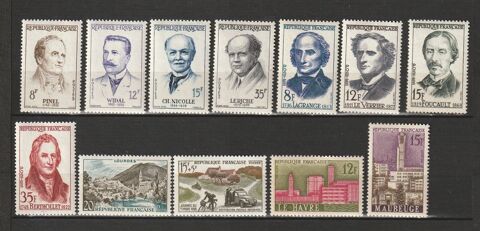 TIMBRES NEUFS** ANNEE 1958 13 Valros (34)
