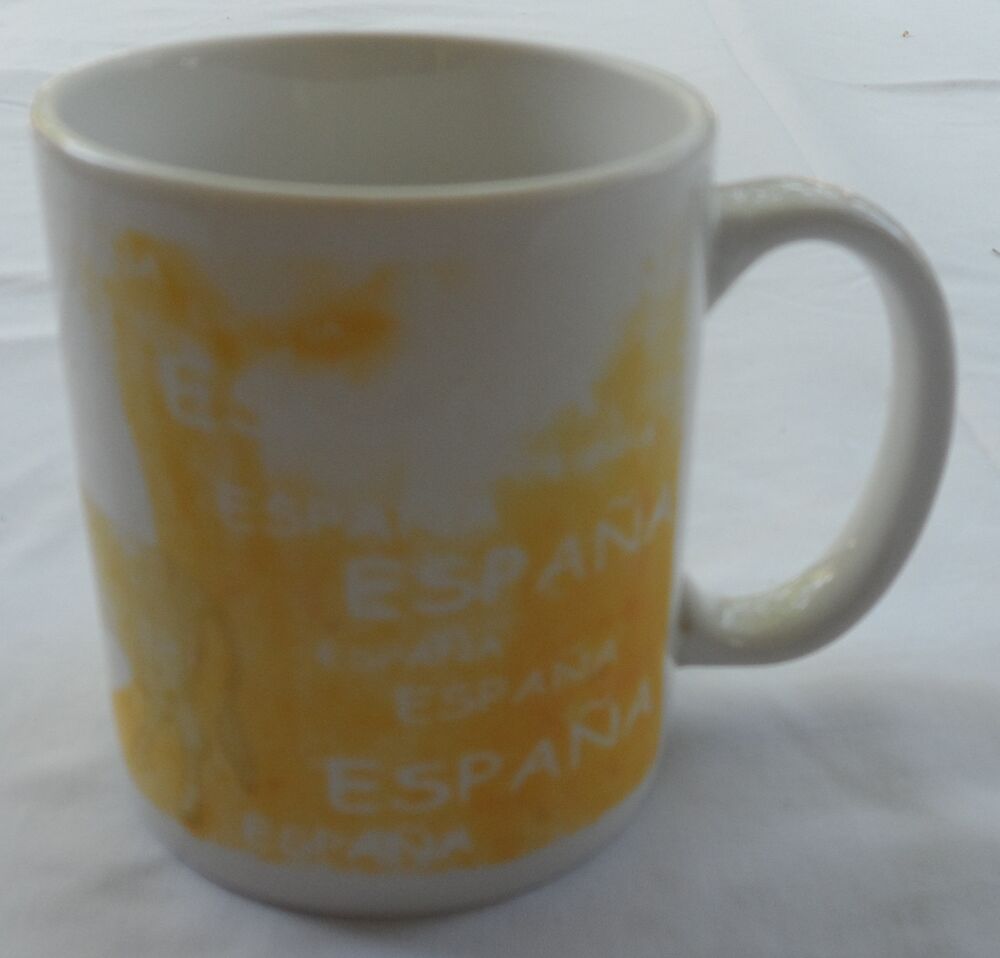 MUG neuf Espa&ntilde;a a subit petit impact sur le fond invisible Cuisine