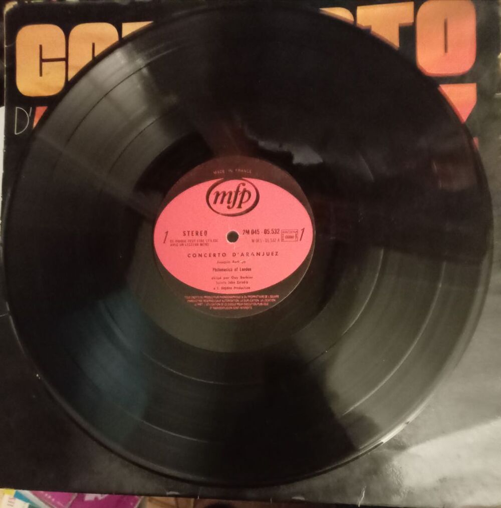 CONCERTO D ARANJUEZ / DISQUE VYNIL 33TOURS / CD et vinyles