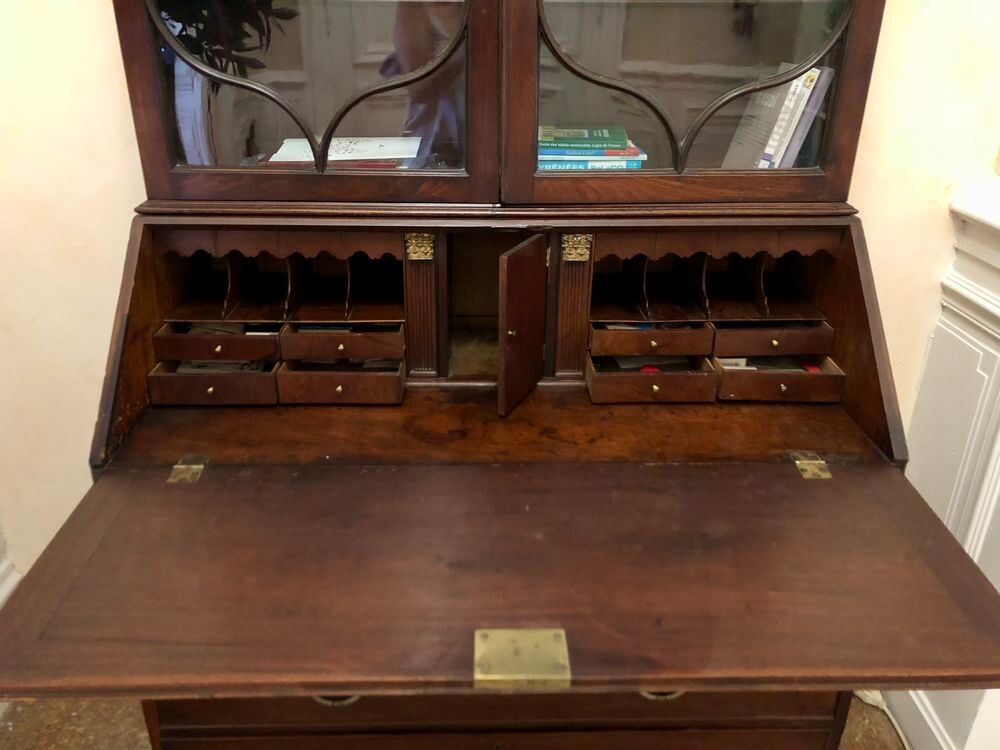 Scriban Biblioth&egrave;que &eacute;poque g&eacute;orgienne, d&eacute;but XIXe Meubles