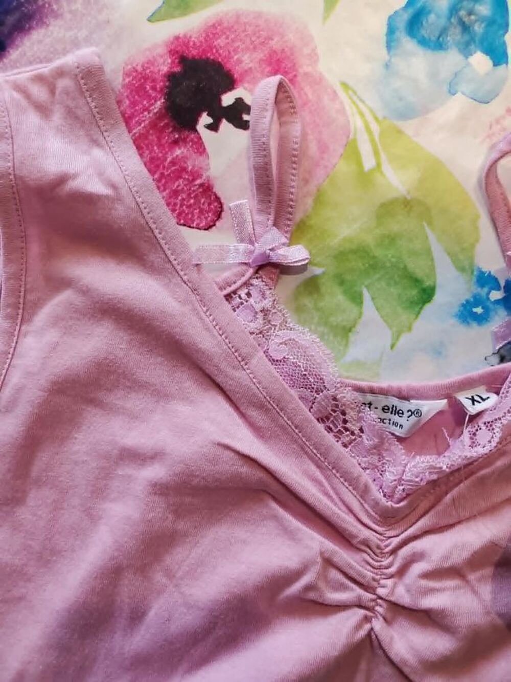 DEBARDEUR FEMME ROSE TAILLE XL Vêtements