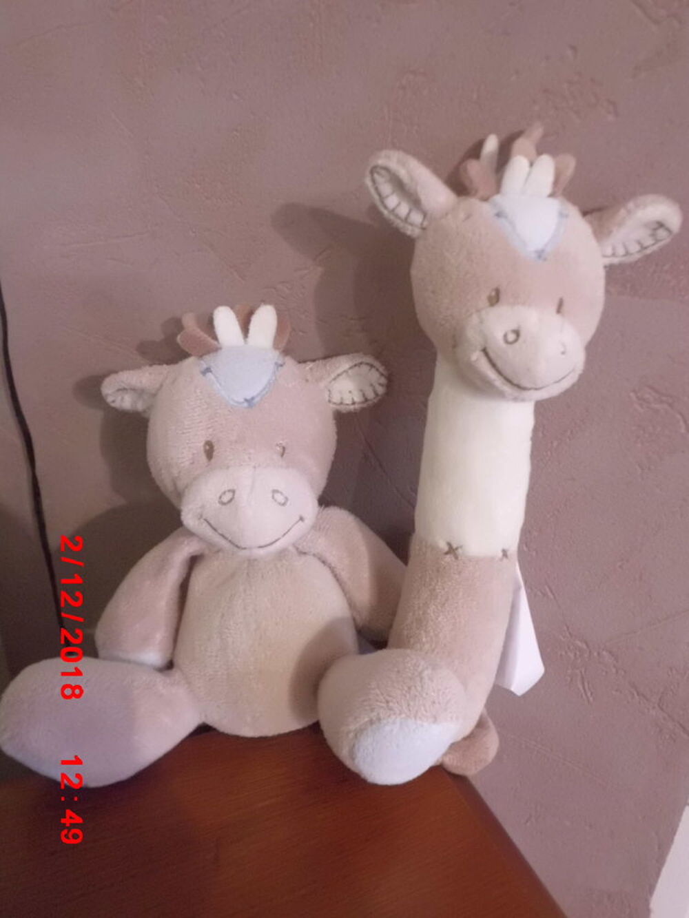 GIRAFE MUSICALE ET HOCHET POUET POUET NATTOU Jeux / jouets