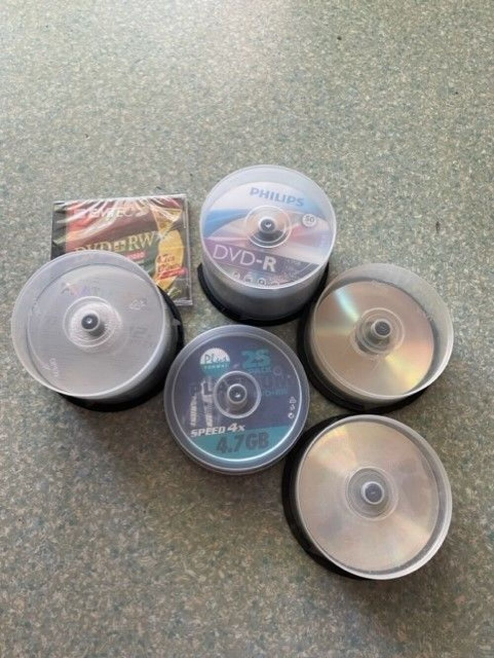 Lot de CD et DVD vierges Photos/Video/TV