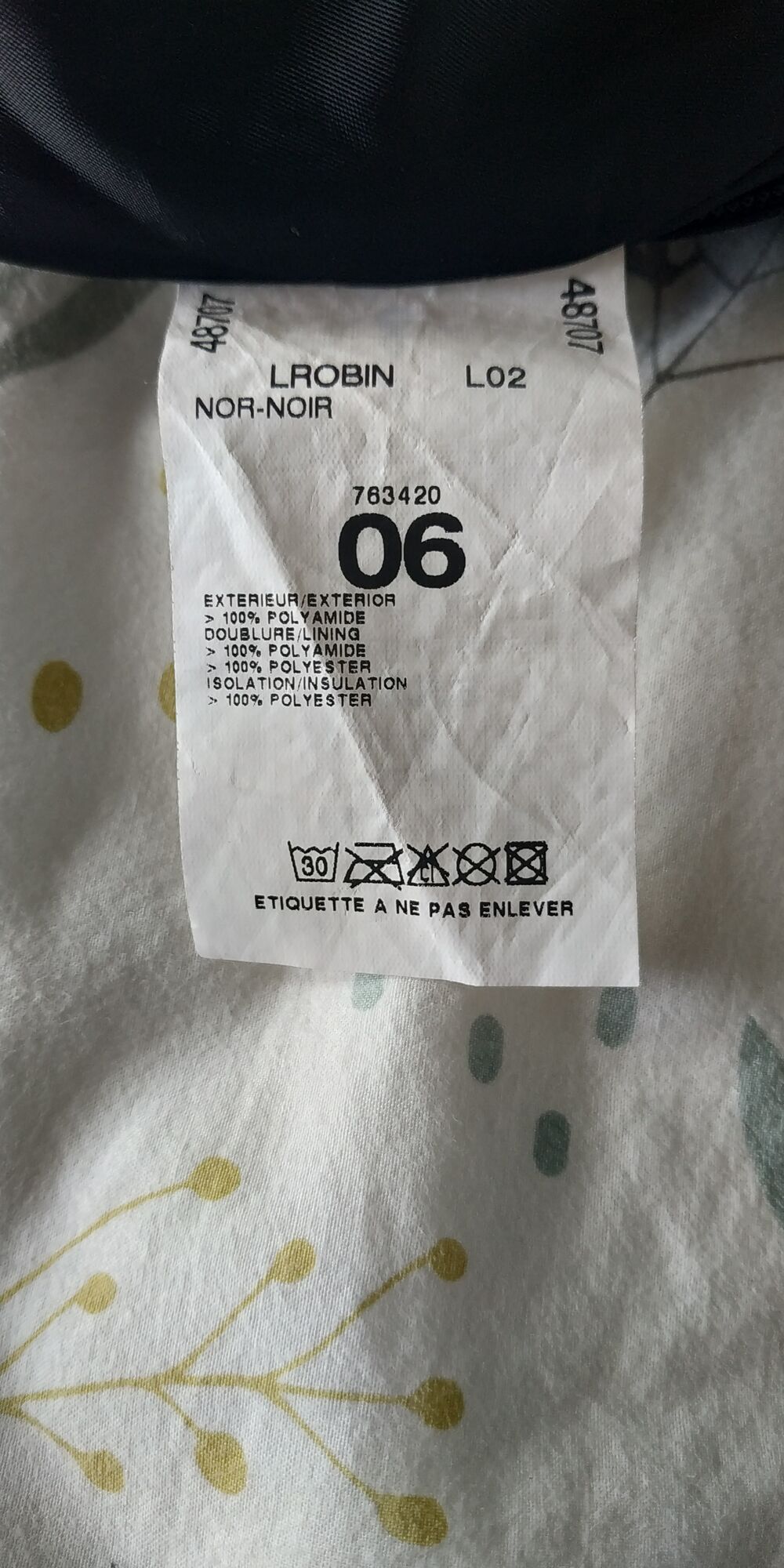 Magnifique pantalon de ski SNC noir pour enfant de 6 ans en Vêtements