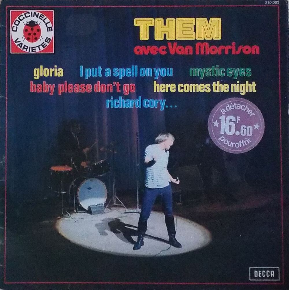 Them Avec Van Morrison Gloria CD et vinyles