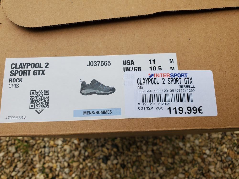 Chaussures de randonn&eacute;e homme T45 Chaussures