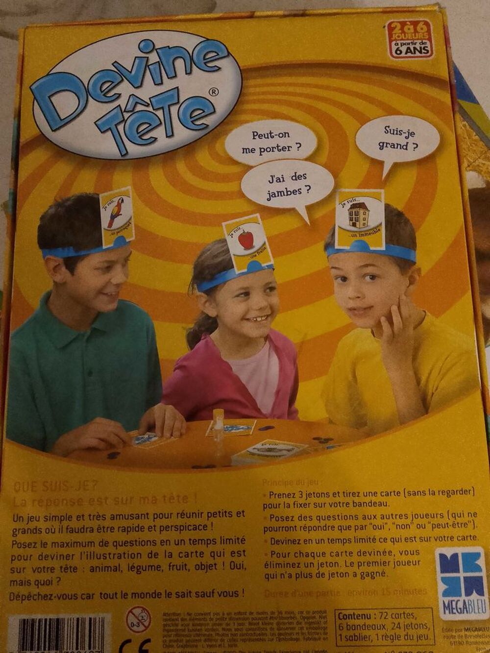 devine t&ecirc;te Jeux / jouets
