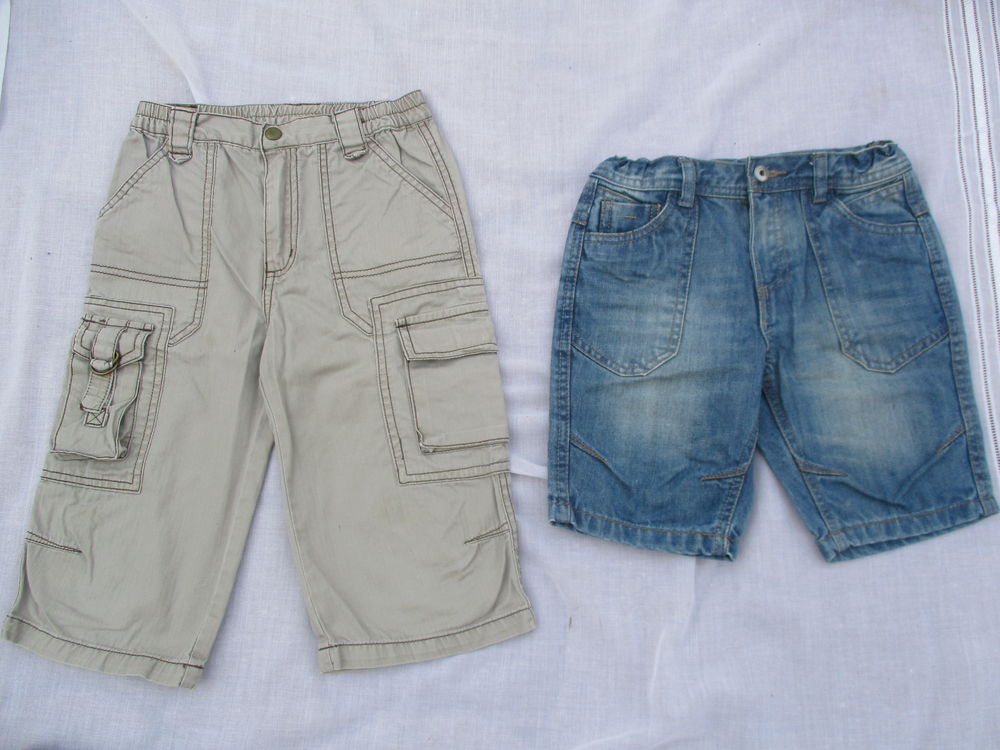 Lot 2 Pi&egrave;ces Gar&ccedil;on 5 Ans : Pantacourt et Bermuda Vêtements enfants