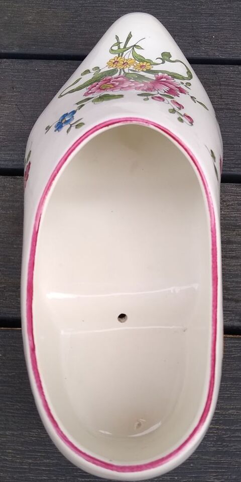 Sabot ancien en porcelaine signé Vieux Saint Amand 15 Meximieux (01)