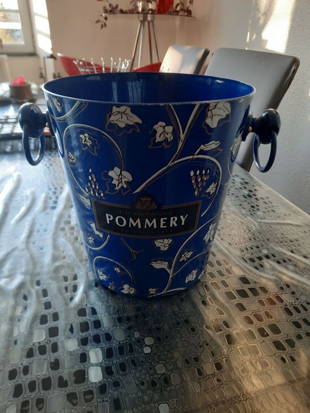Seau &agrave; champagne pommery 