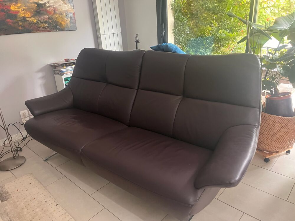 Canap&eacute; cuir 1,90m Meubles