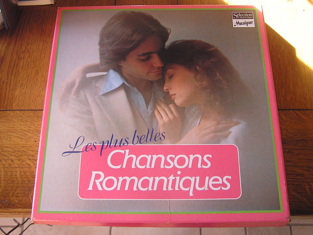 Coffret 8 vinyles Les plus belles CHANSONS ROMANTIQUES CD et vinyles