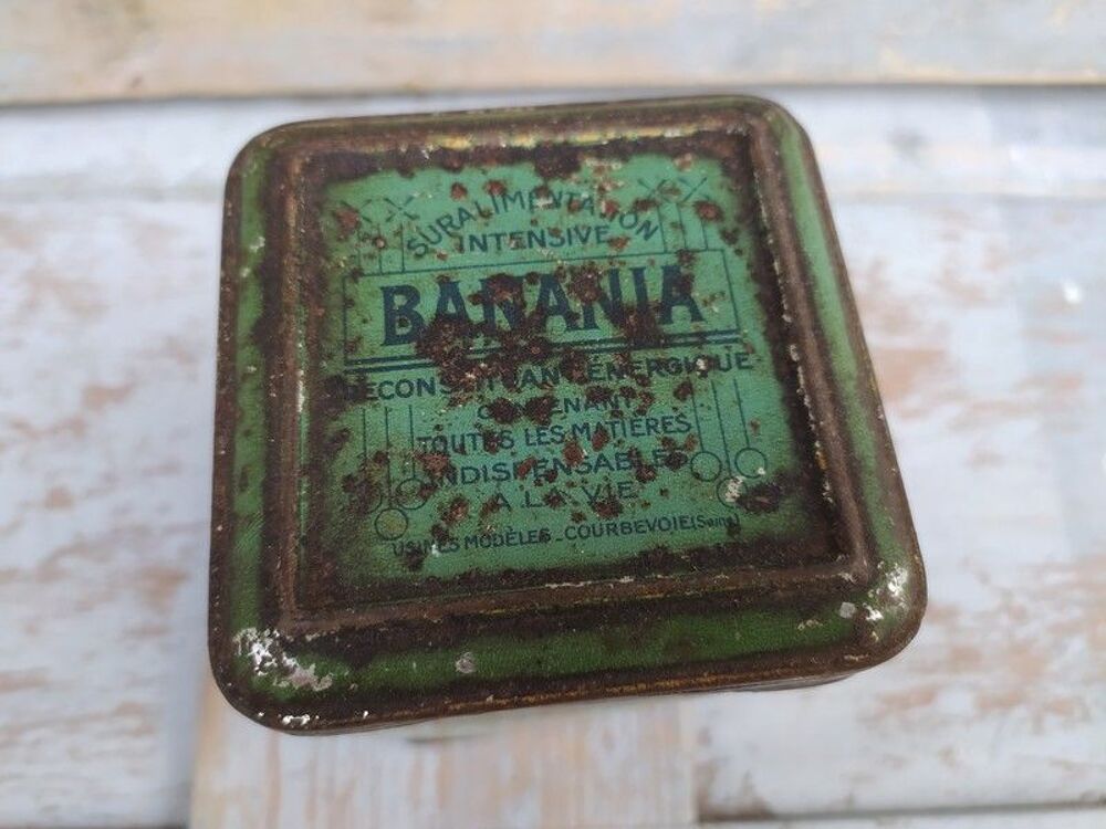 Rare Boite Banania L'Antillaise Cr&egrave;mes et Entremets 