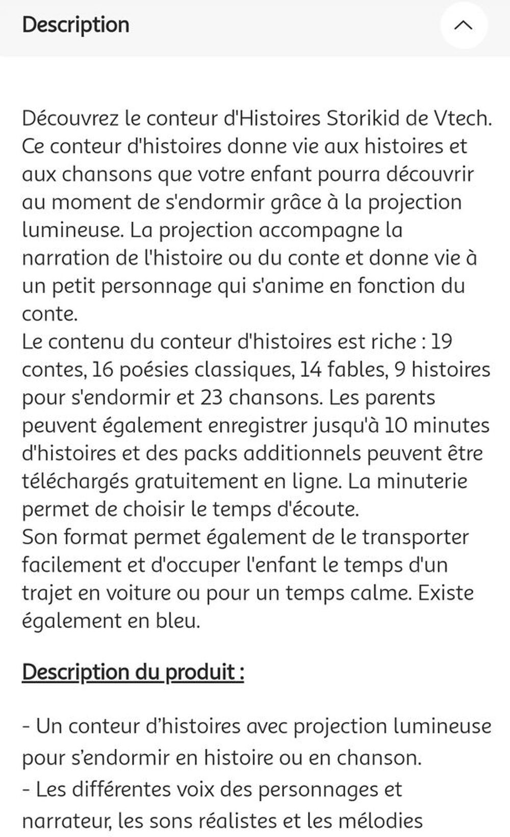 Storikid fille 3-8 ans rose/lilas Jeux / jouets
