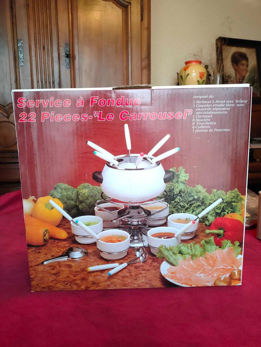 Service+&agrave; +fondue+22+pi&egrave;ces+neuf+jamais+servi Electroménager