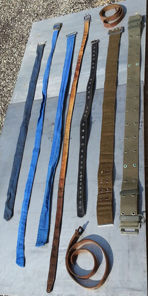 9 ceintures compl�mentaires et vari�es tr�s bon �tat 49 Saint-Clair-sur-Galaure (38)