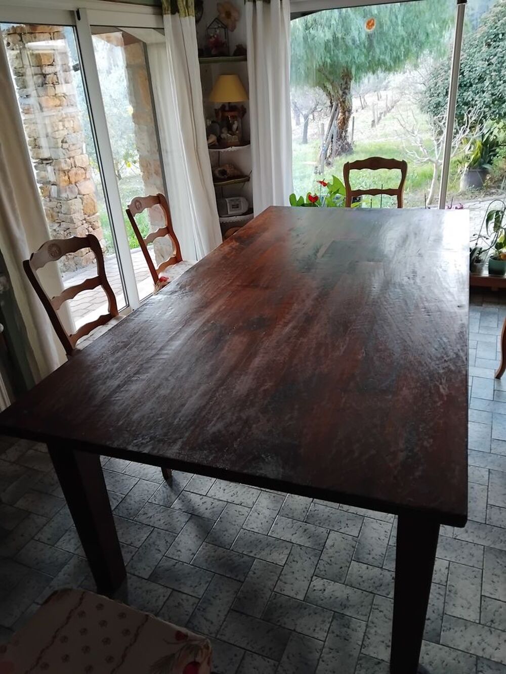 grande table en teck Meubles