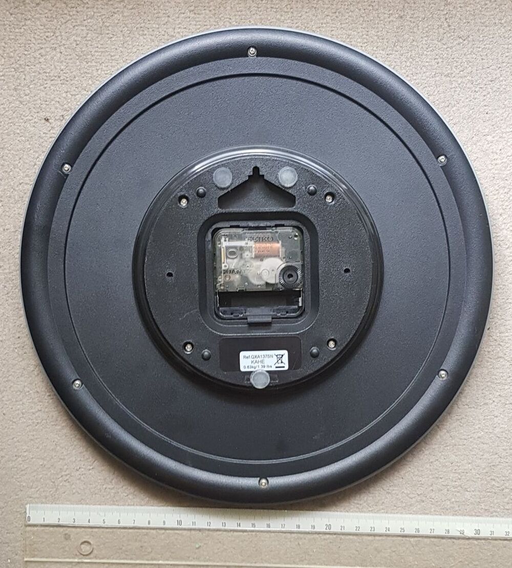 Pendule/Horloge murale SEIKO 30 centim&egrave;tres Décoration