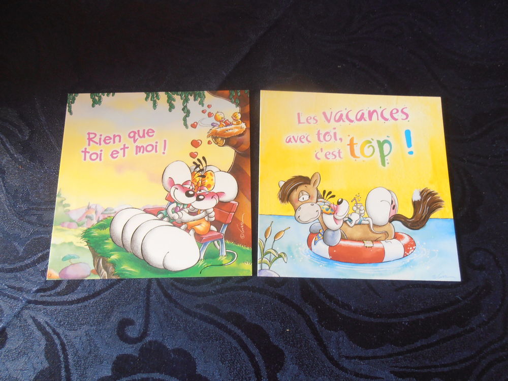 2 cartes postales Diddl (45) 
