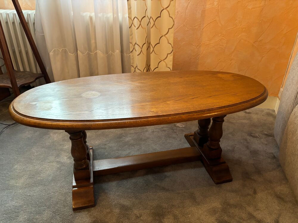 Table basse ch&ecirc;ne massif Meubles