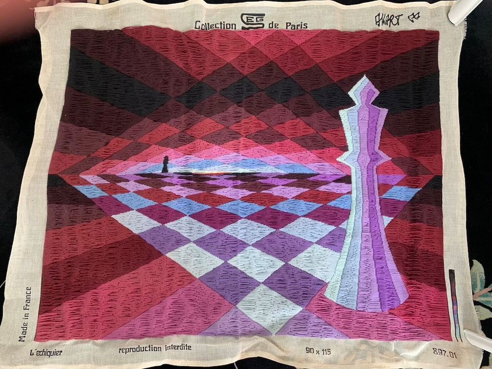 Canevas tapisserie L'&Eacute;chiquier SEG de Paris Décoration