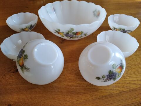 Service à crème Arcopal vintage 30 Nevers (58)