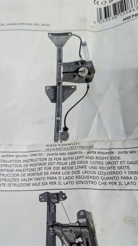 L�ve glace �lectrique Honda civic Vlll 25 Bouff�mont (95)