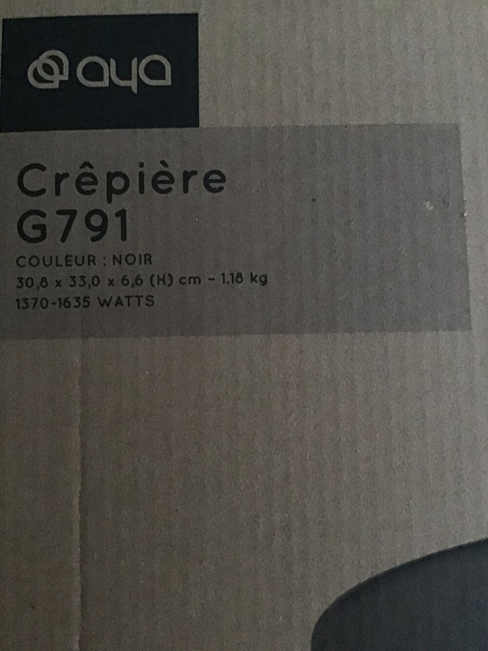 crepi&egrave;re electrique Electroménager