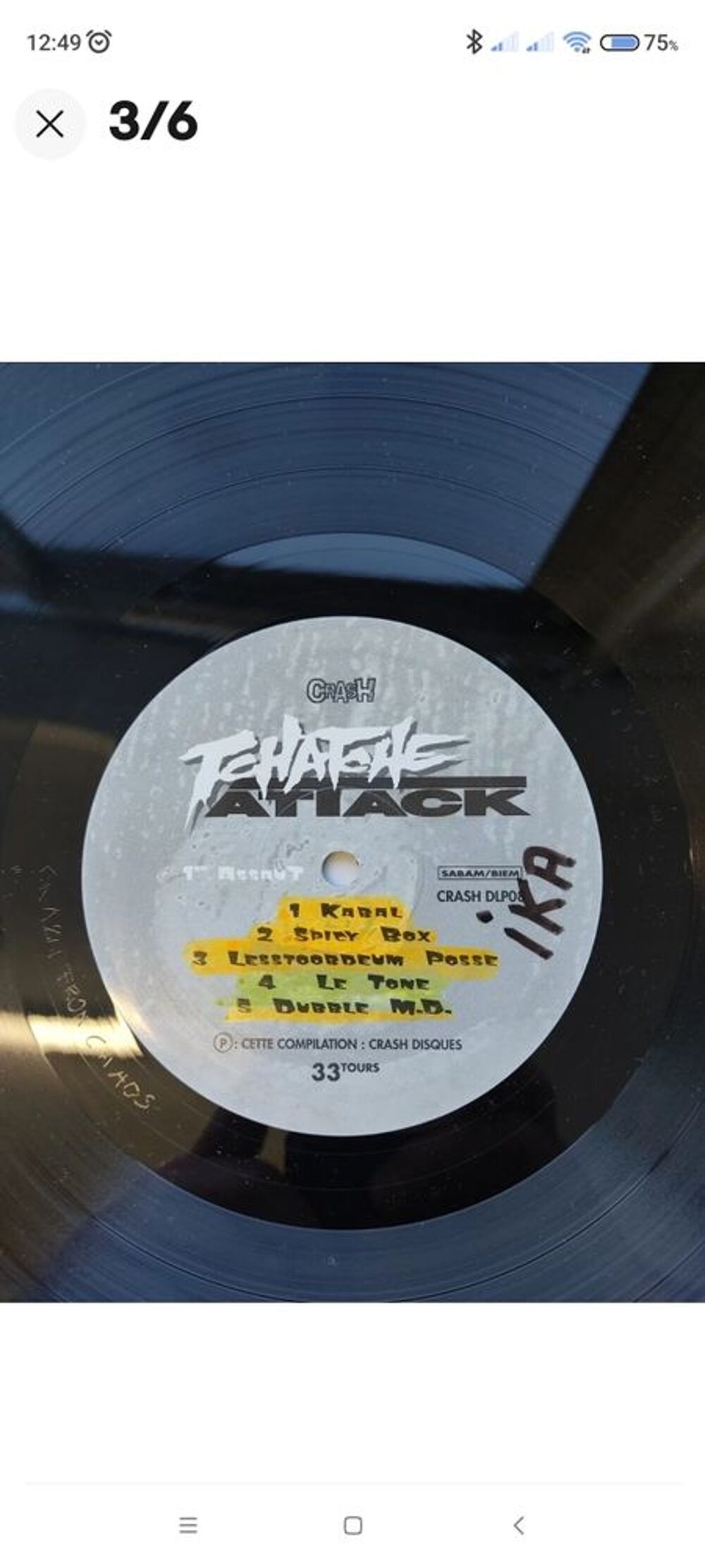 Vinyl RAP FRAN&Ccedil;AIS. CD et vinyles