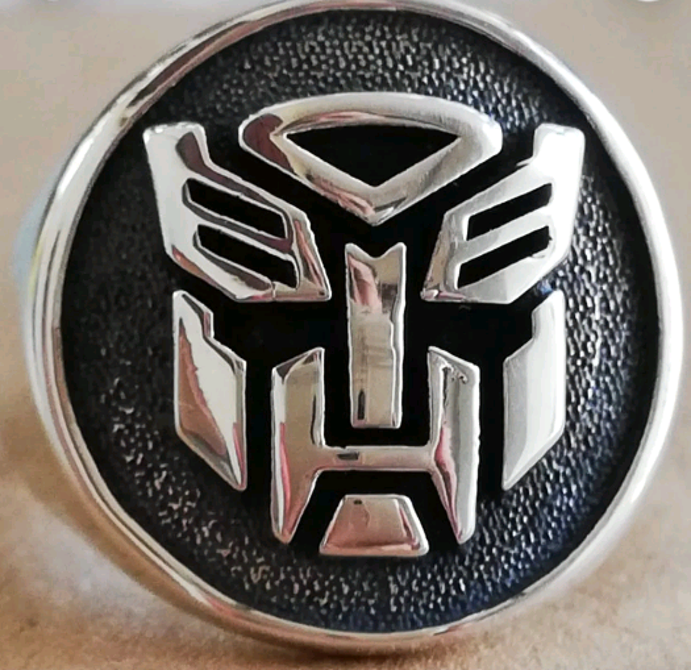 Bague argent Transformers Ring Autobot Silver 925 Bijoux et montres