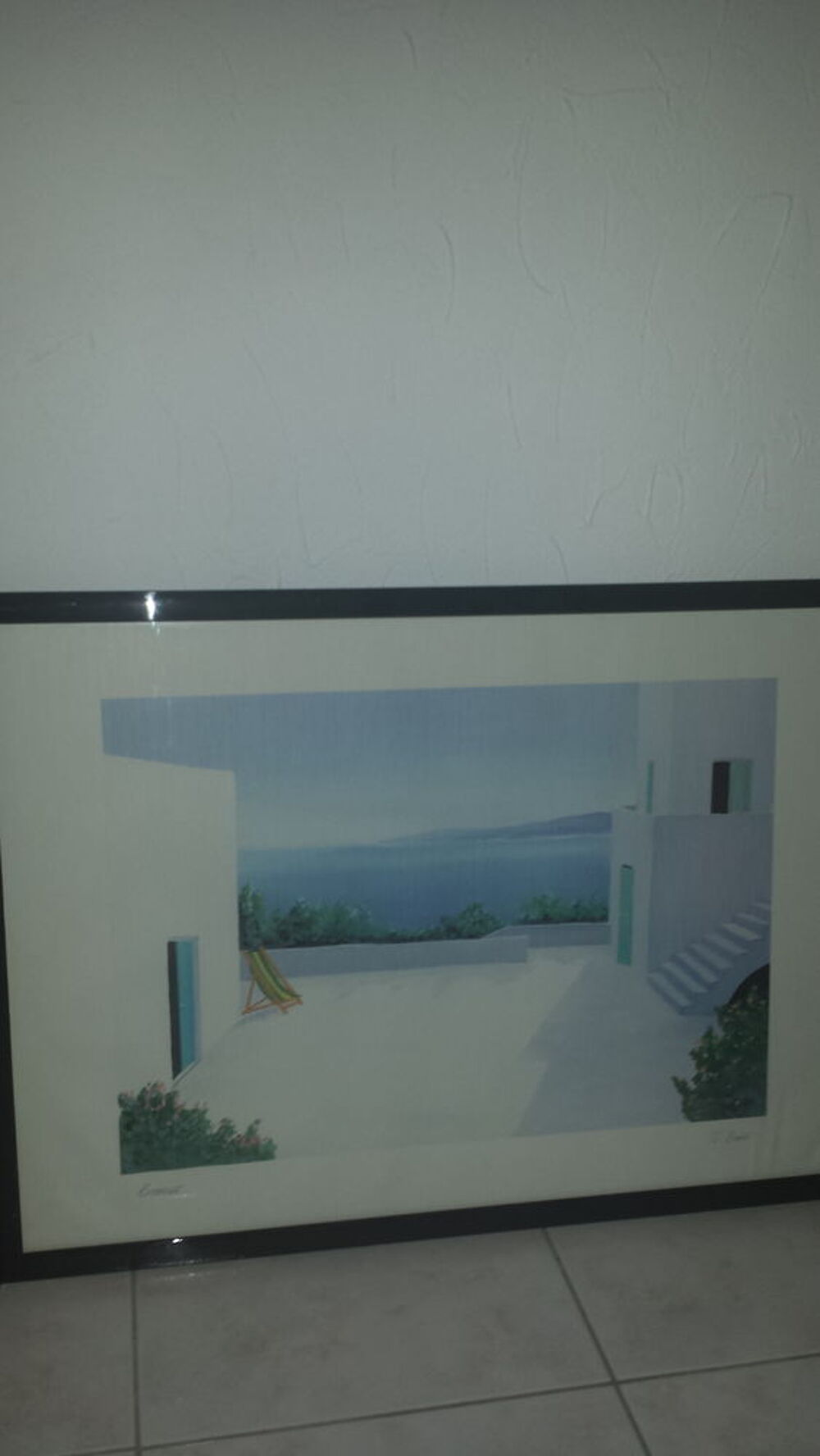 2 litographies paysages grecs Dcoration