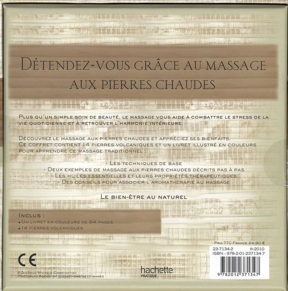 Le massage aux pierres chaudes Livres et BD