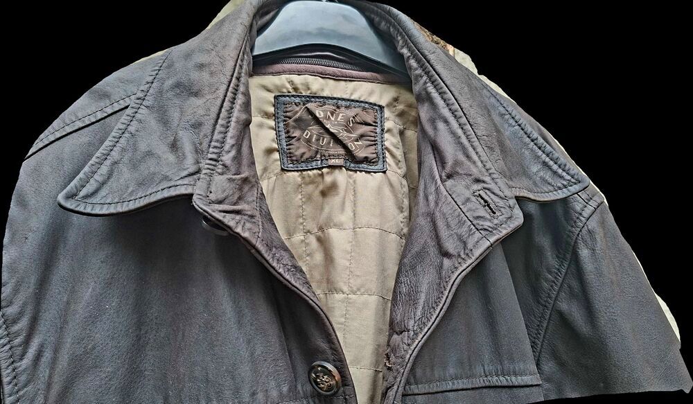 blouson homme XL cuir v&eacute;ritable Vêtements