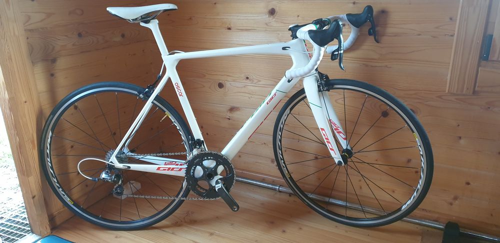 v&eacute;lo de route enti&egrave;rement carbone de la marque GIRS, mod&egrave;le Vélos