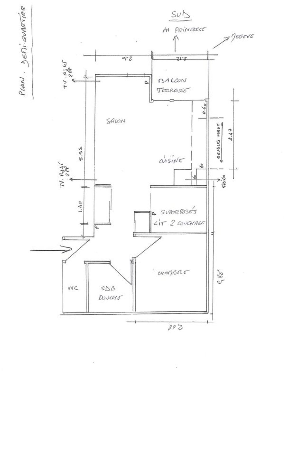 Vente Appartement appartement T2 + coin nuit 38 M² - parking - tennis cave Demi-quartier