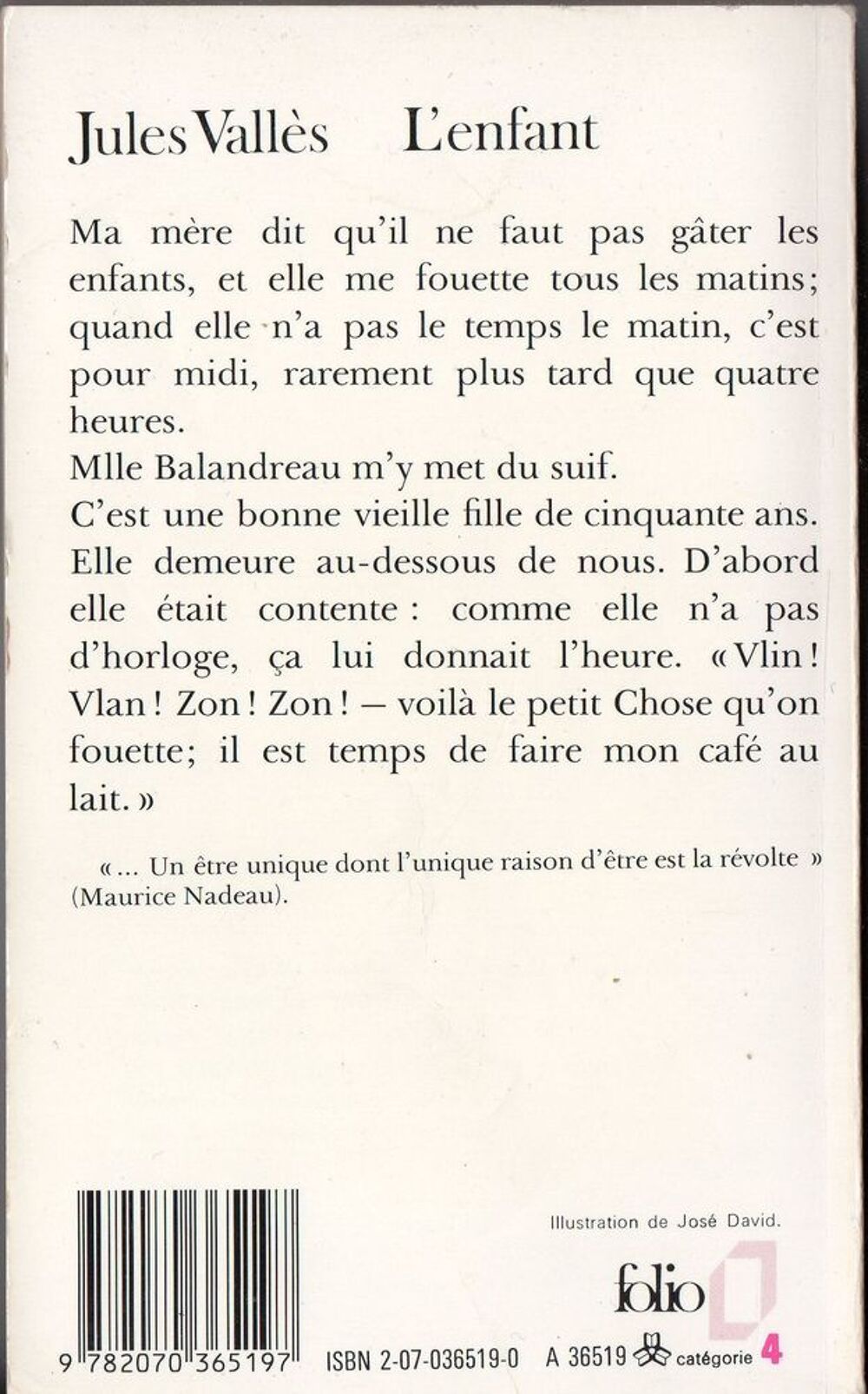 L'enfant - Jules Vall&egrave;s Livres et BD