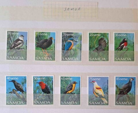 Série de timbres de collection des Samoa 8 Gap (05)