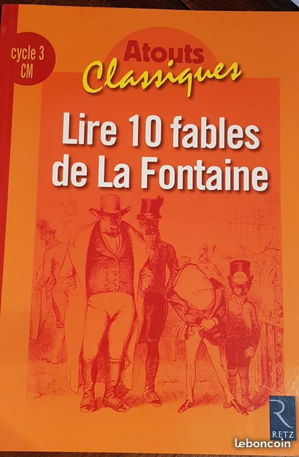 10 FABLES DE LA FONTAINE atouts classiques RETZ Livres et BD