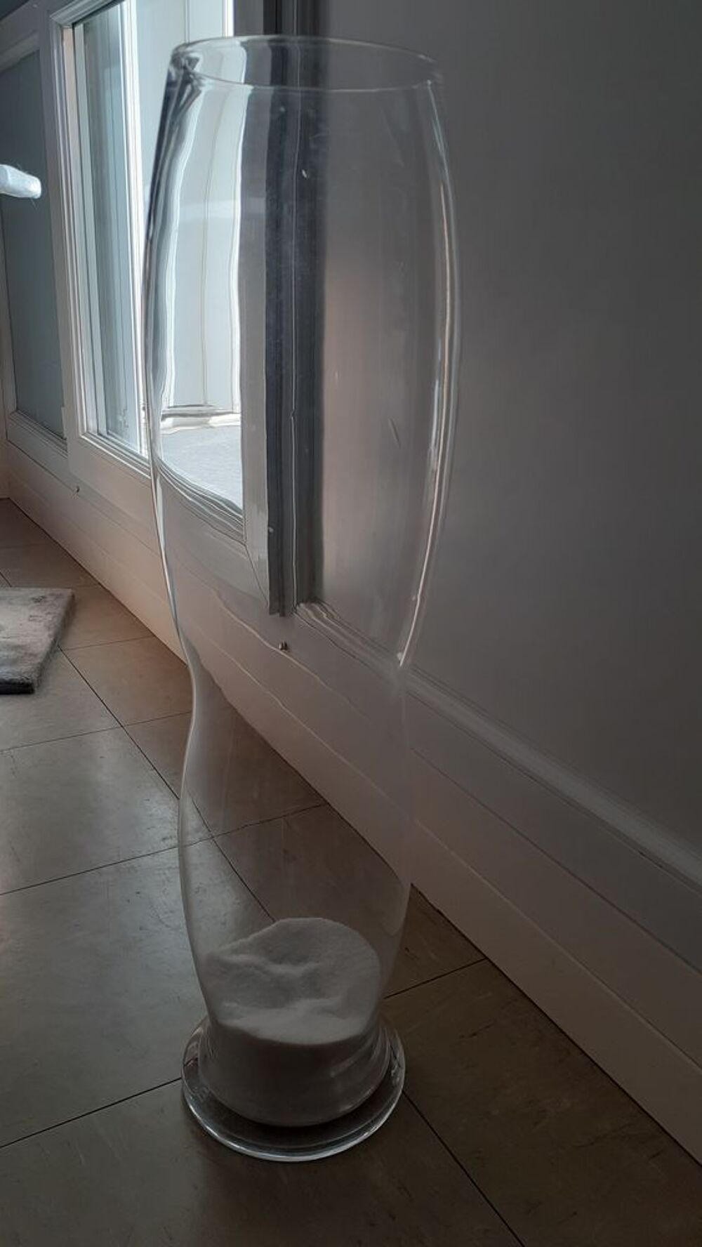 Vase en verre Dcoration
