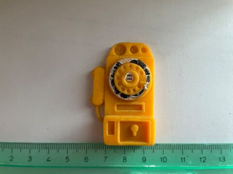 Gomma gomme eraser collection telephone orange 7 Bures-sur-Yvette (91)