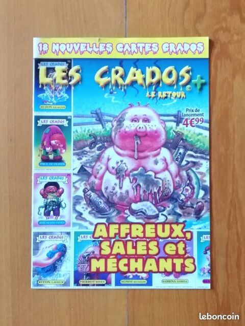 Magazine Les Crados 2 complet de ses 18 cartes 35 Argenteuil (95)