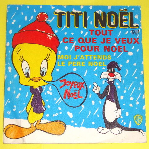 TITI & GROSMINET -45t- TOUT CE QUE JE VEUX POUR NOEL - 1974 3 Roncq (59)