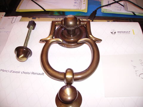 Heurtoir de porte laiton  laqué marron neuf complet 25 Florange (57)