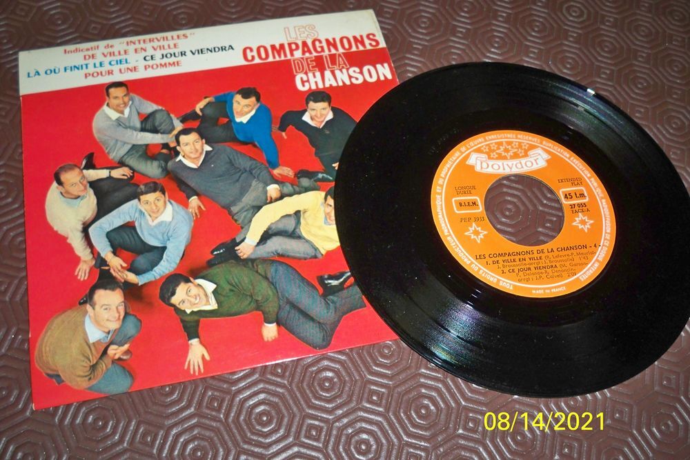 LES COMPAGNONS DE LA CHANSON 45T Audio et hifi