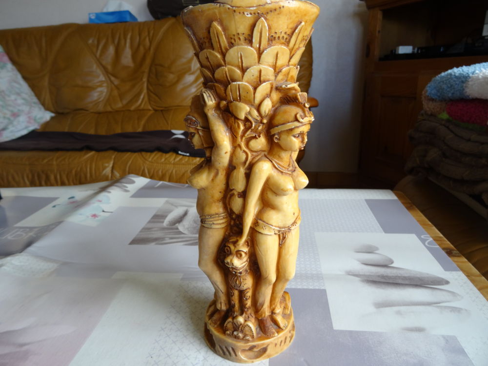  vase bougeoir statuette 3 femmes divinit&eacute; Dcoration