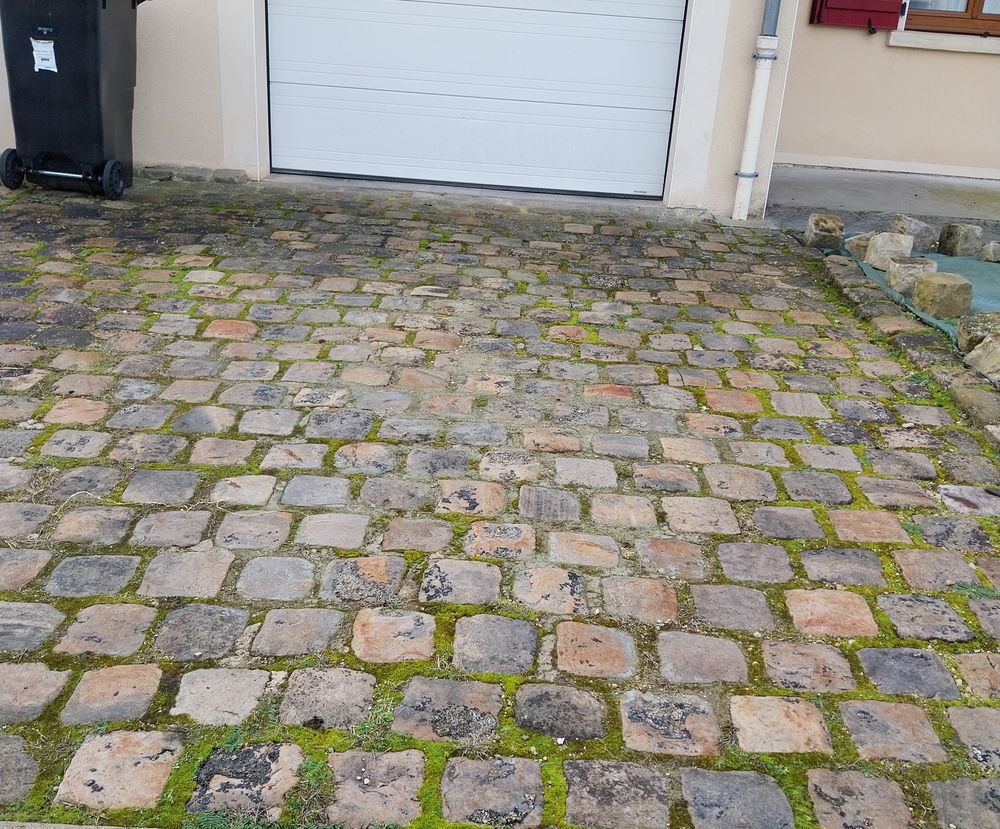 Environ 830 pav&eacute;s anciens Jardin