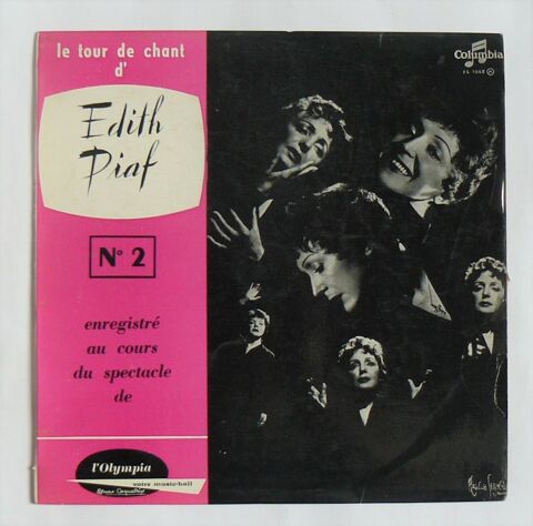 25cm Edith PIAF : Le tour de chant d'Edith PIAF N 2 - 1955 10 Argenteuil (95)