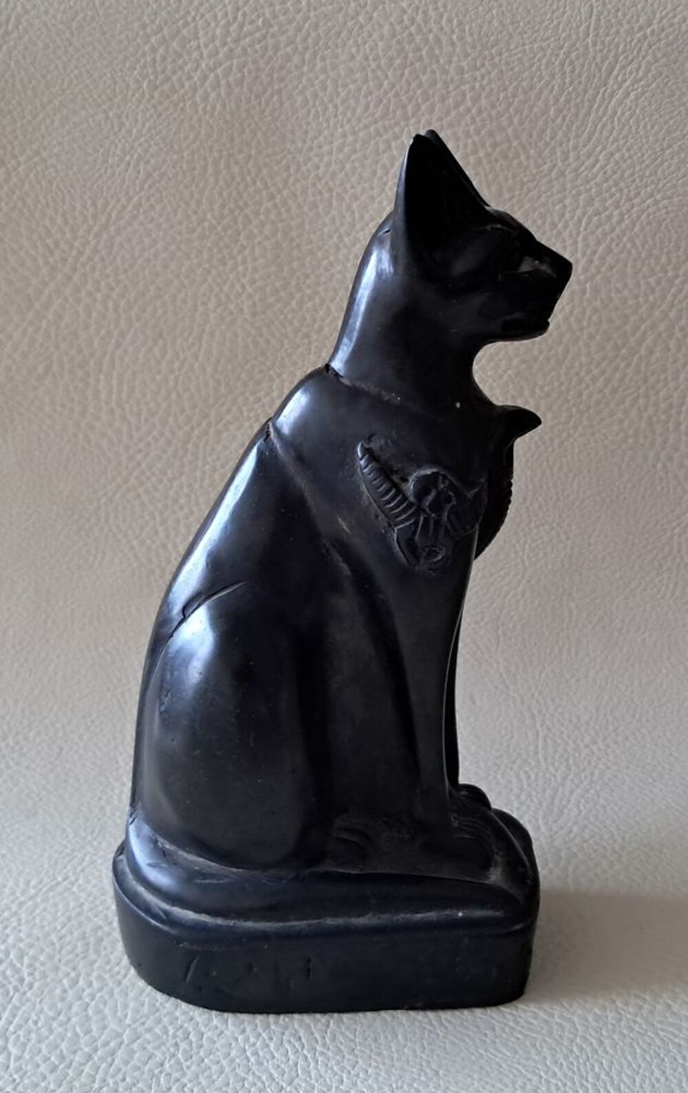 statue figurine bibelot d&eacute;coratif de chat &eacute;gyptien en r&eacute;sine Décoration